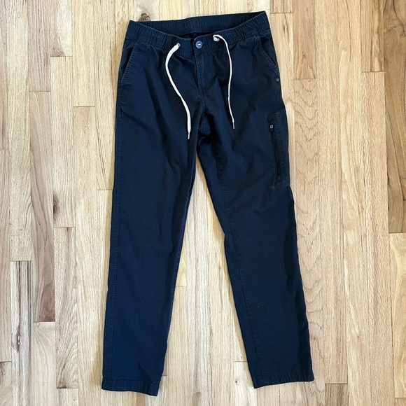 VUORI ripstop pant organic cotton straight leg dark gray charcoal women’s size S - Picture 13 of 13